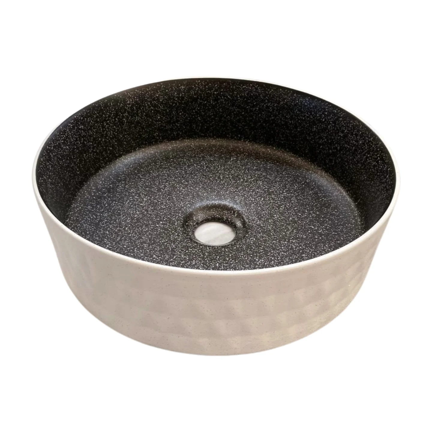 The Eclipse Contrast Diamond Round Vessel Basin S29