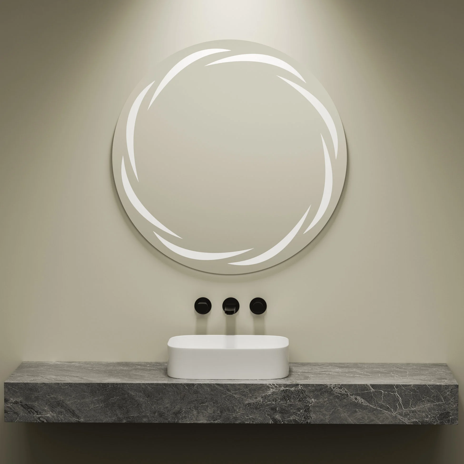 The Halo Smart LED Vanity Mirror 8080E