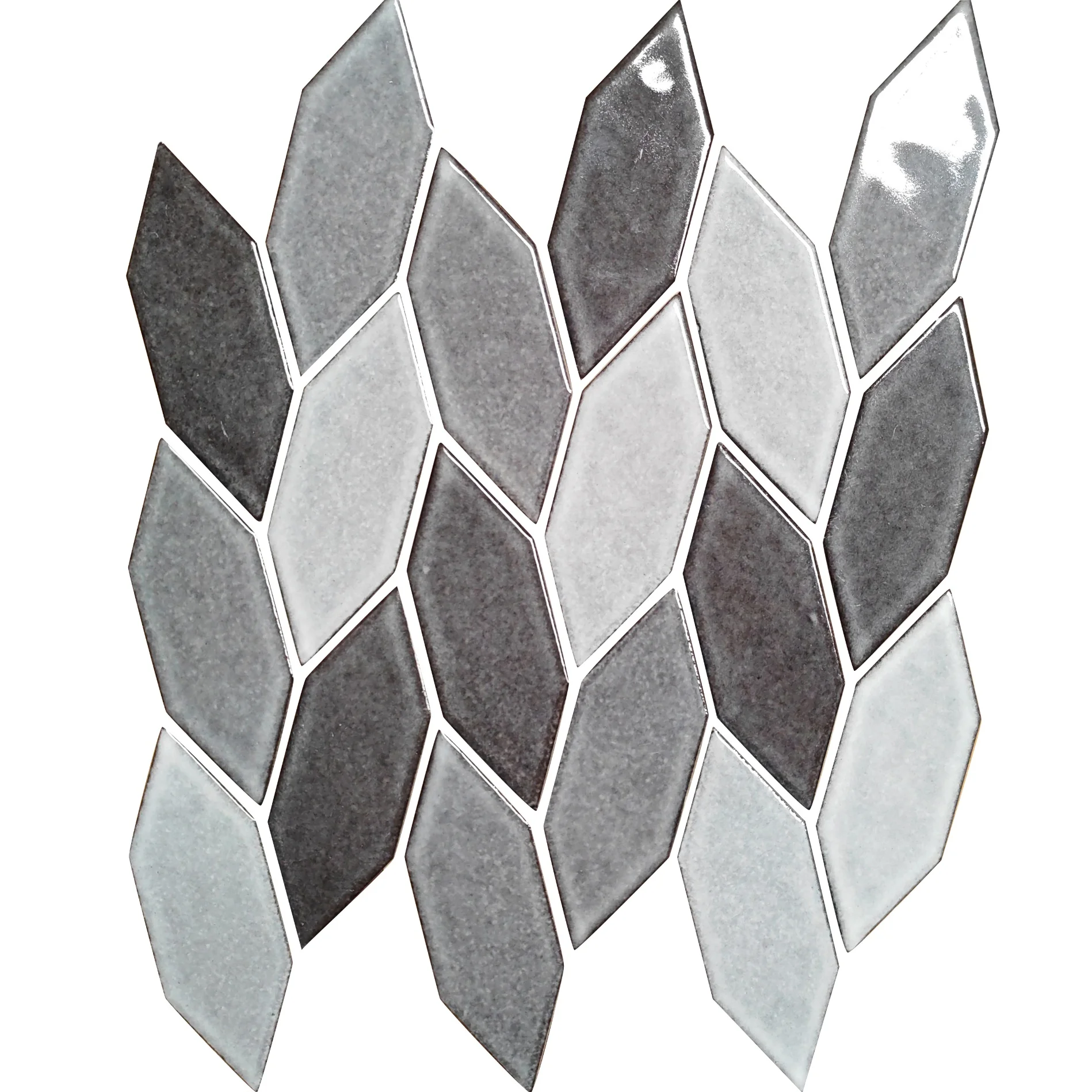 The Biophilic Leaf Botanical PORCELAIN Mosaic LEAF TRICO 28