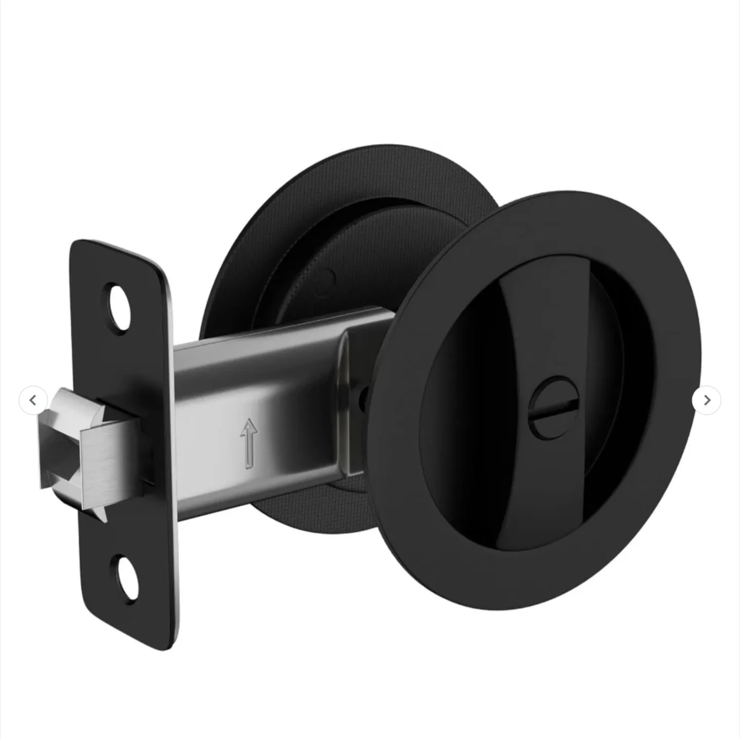 Single Latch ROUND Sliding Privacy Door Lock