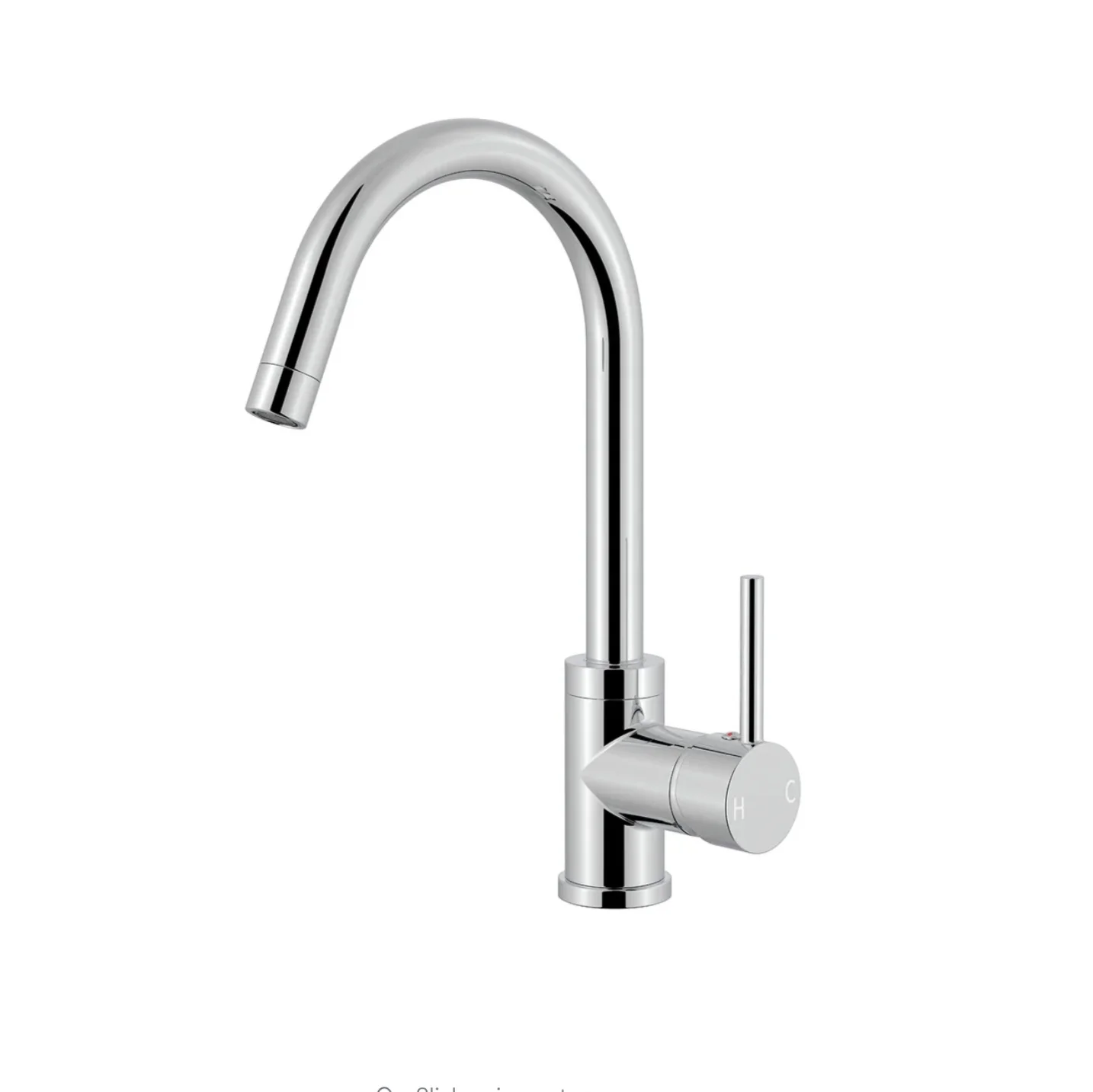 Axis 37 Gooseneck Kitchen Mixer Tap