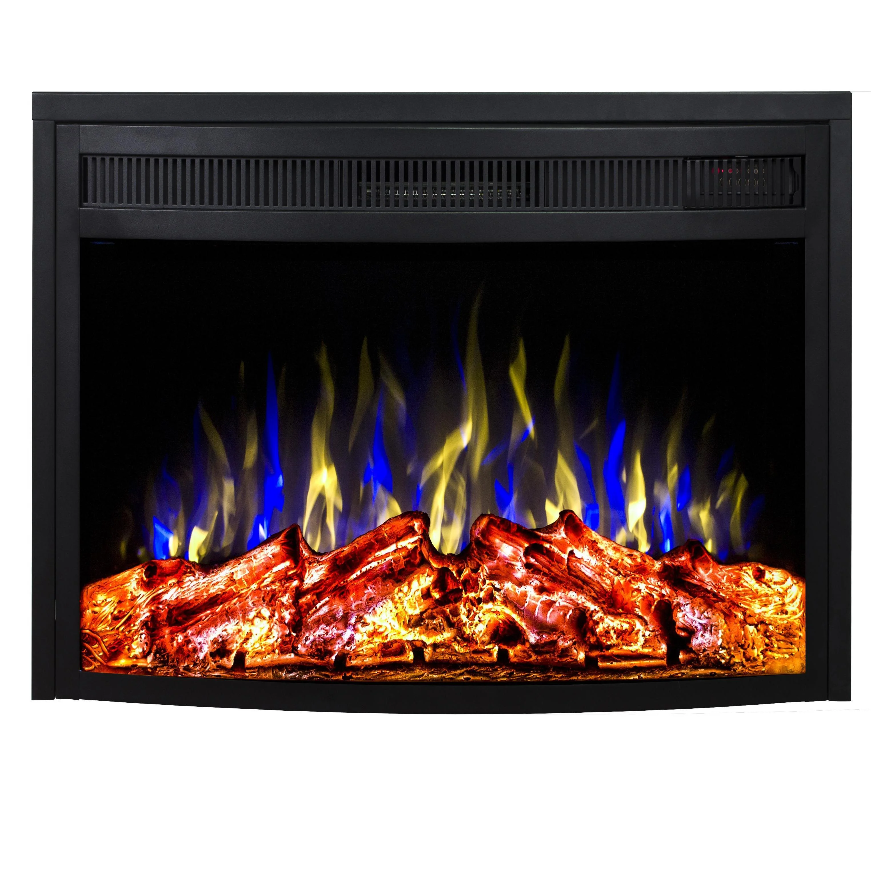 Curved Insert Electric Fireplace 28BMC – Premium Series