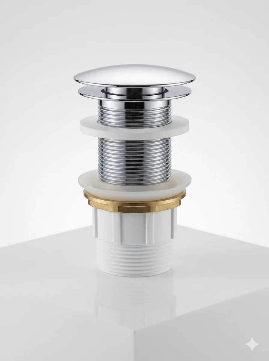 Premium SUS 304 Stainless Steel Basin Waste Plug